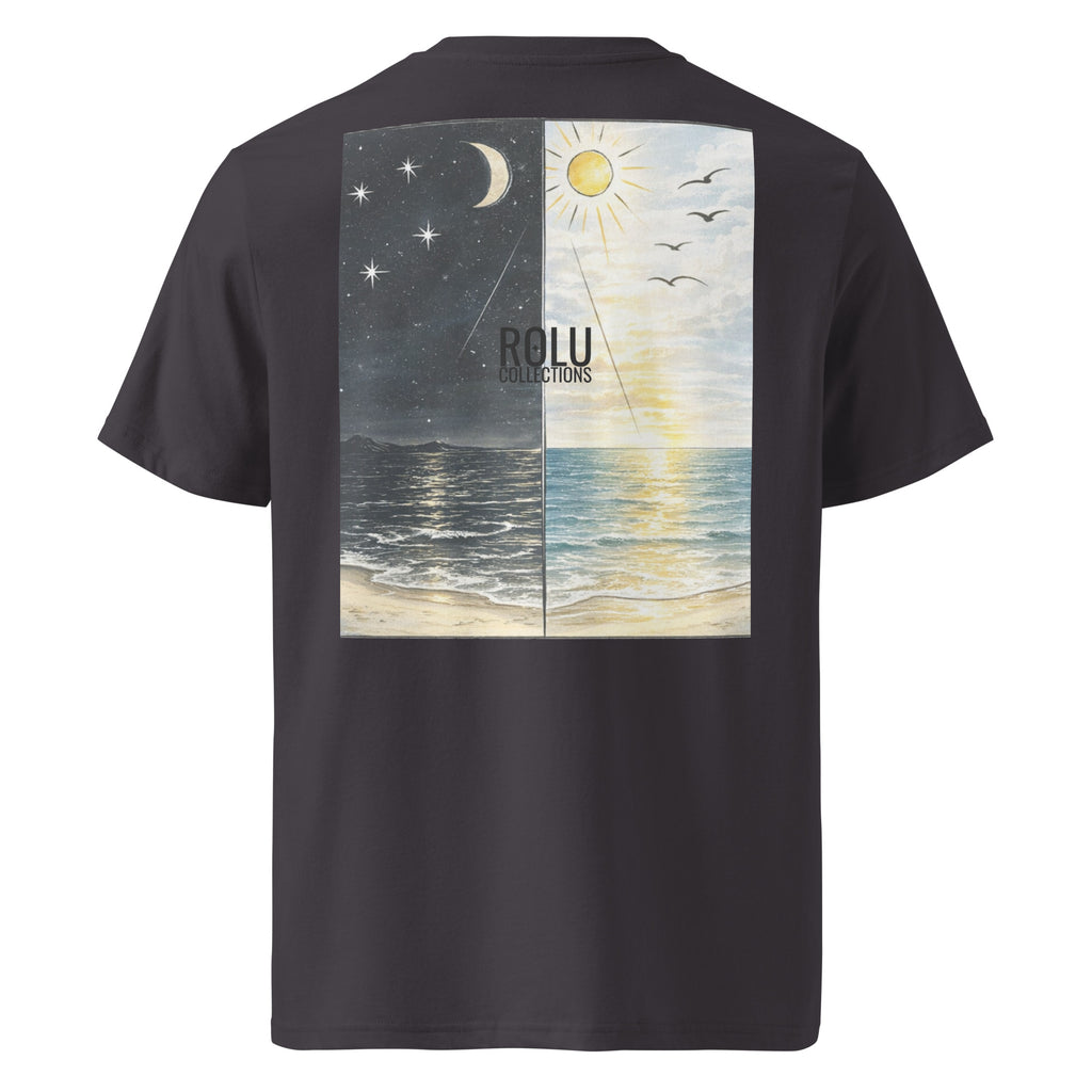 Unisex Organic Cotton T-shirt – Dark Meets Light - ROLU Collections