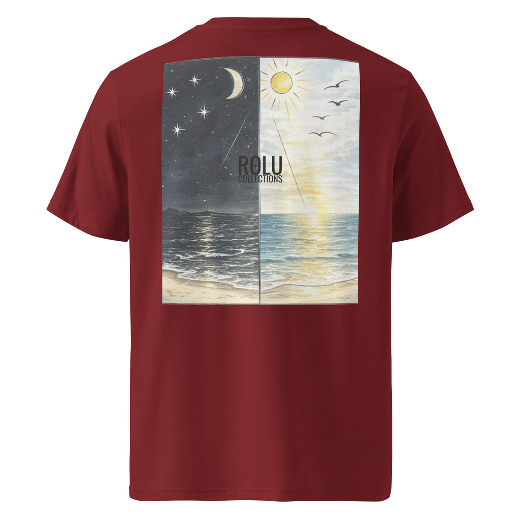 Unisex Organic Cotton T-shirt – Dark Meets Light - ROLU Collections