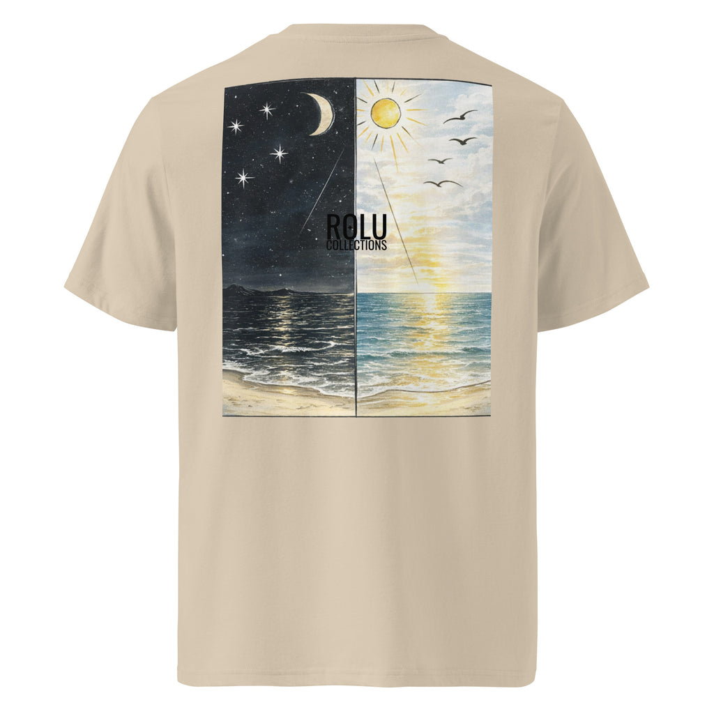 Unisex Organic Cotton T-shirt – Dark Meets Light - ROLU Collections