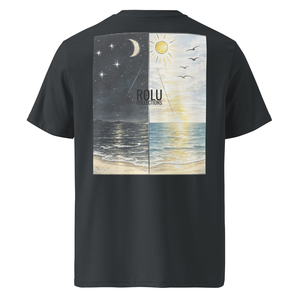 Unisex Organic Cotton T-shirt – Dark Meets Light - ROLU Collections