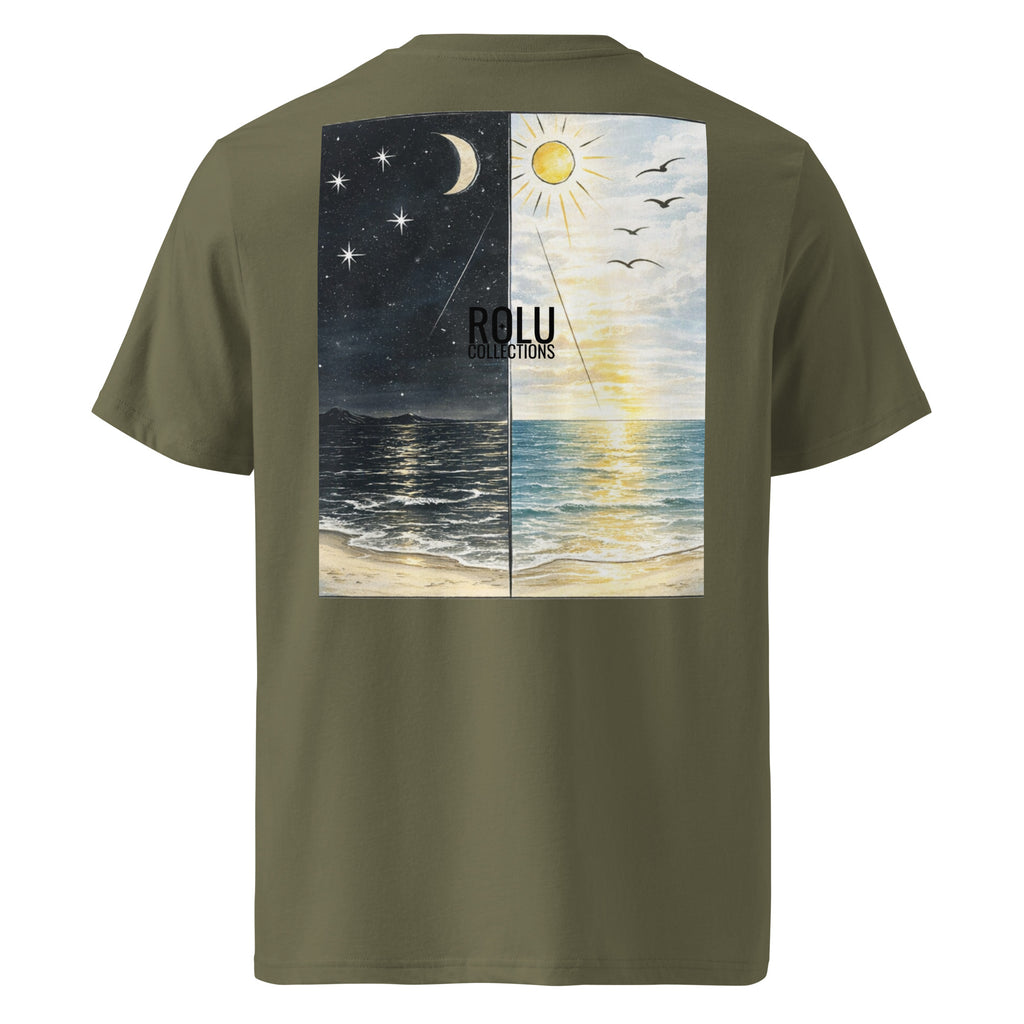 Unisex Organic Cotton T-shirt – Dark Meets Light - ROLU Collections