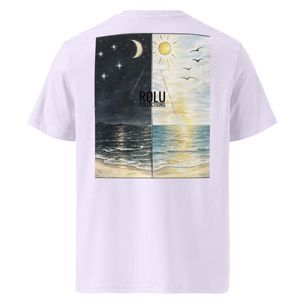 Unisex Organic Cotton T-shirt – Dark Meets Light - ROLU Collections