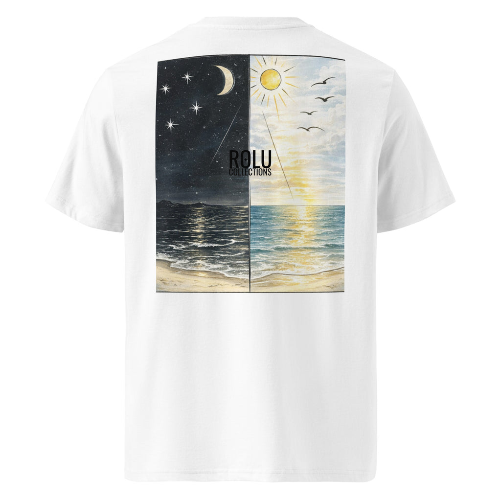 Unisex Organic Cotton T-shirt – Dark Meets Light - ROLU Collections