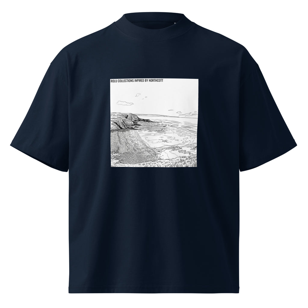 Nature Inspired-Unisex oversized high neck t-shirt