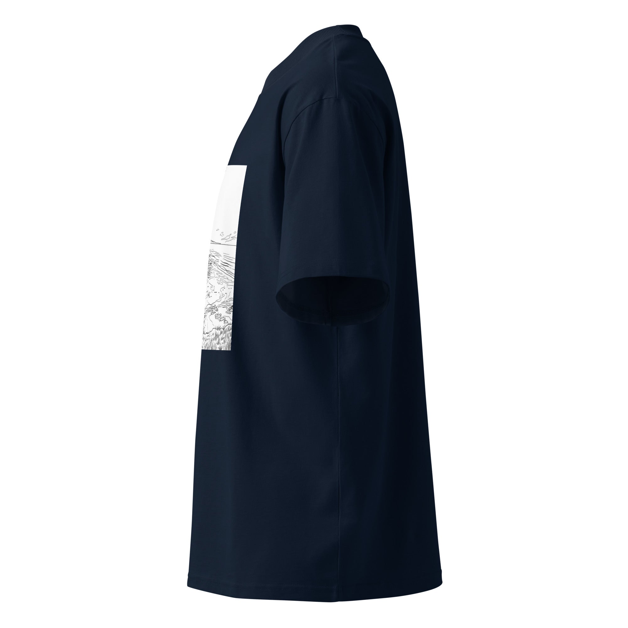Nature Inspired-Unisex oversized high neck t-shirt
