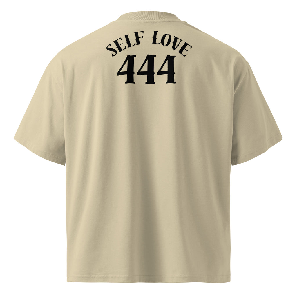 SELF LOVE-Unisex Oversized High-Neck Organic T-Shirt
