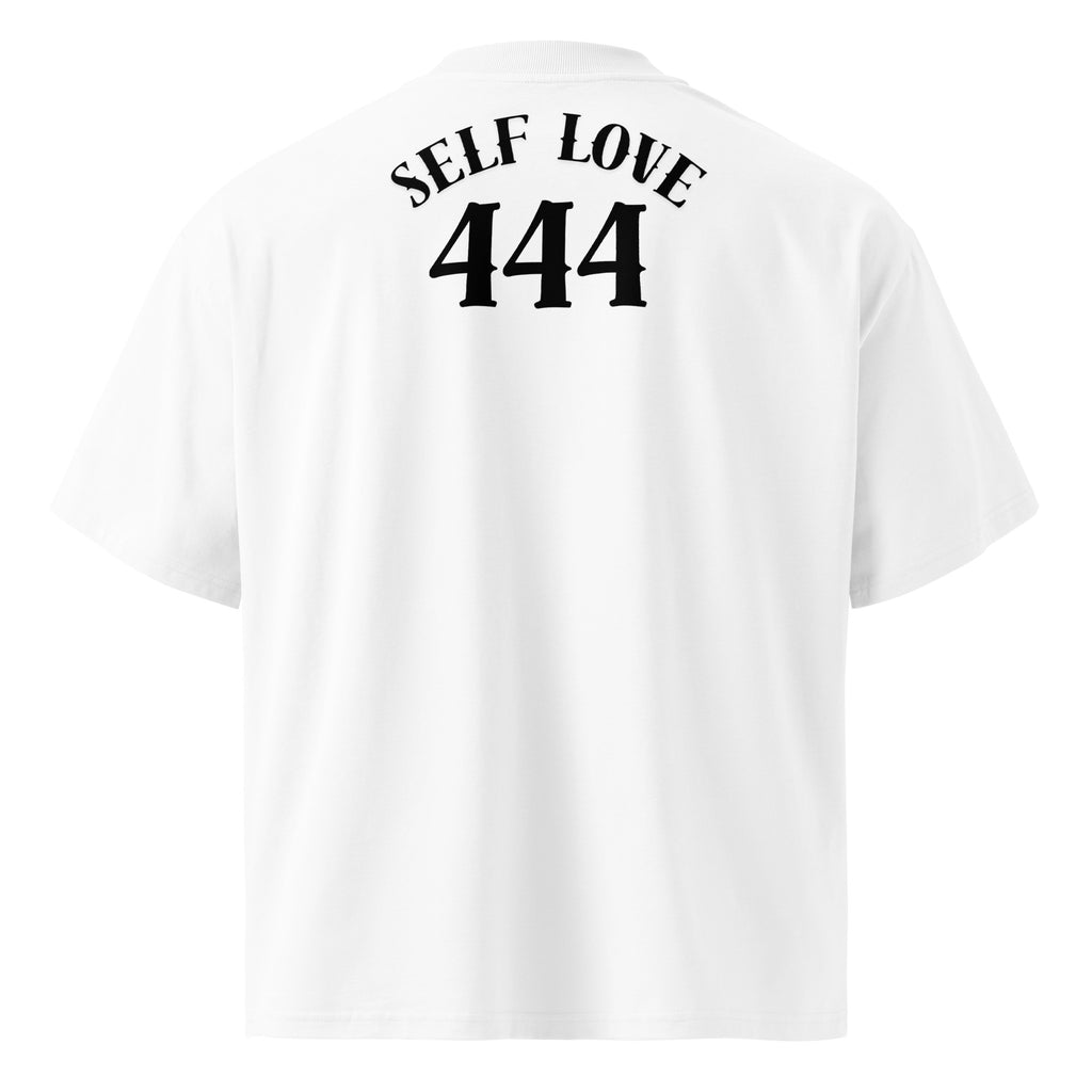 SELF LOVE-Unisex Oversized High-Neck Organic T-Shirt