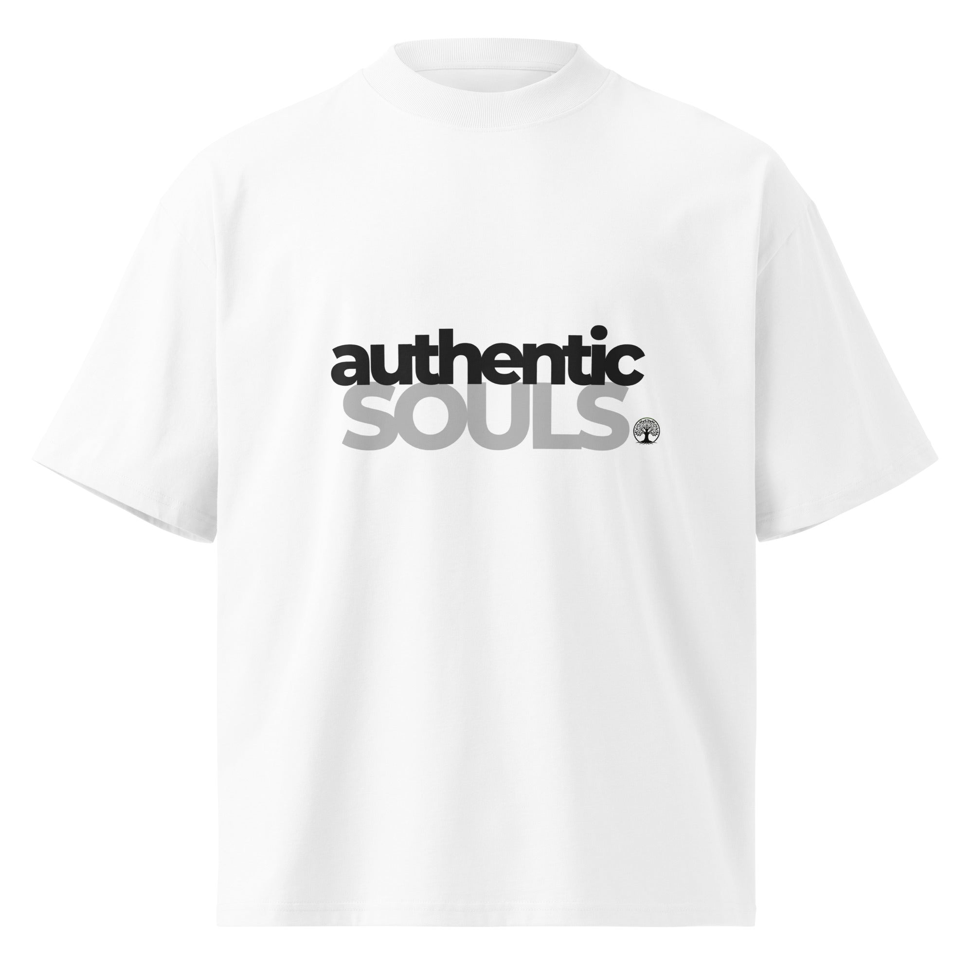 Authentic Souls Unisex Cotton Oversized High Neck T-Shirt