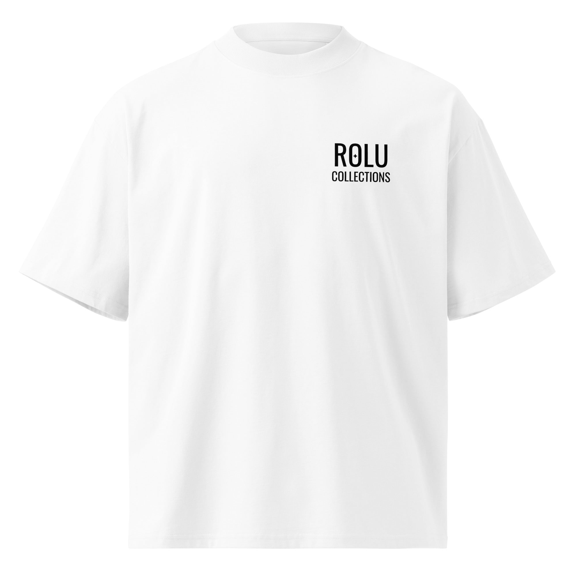 REBEL INSPIRED-Unisex organic oversized high neck t-shirt