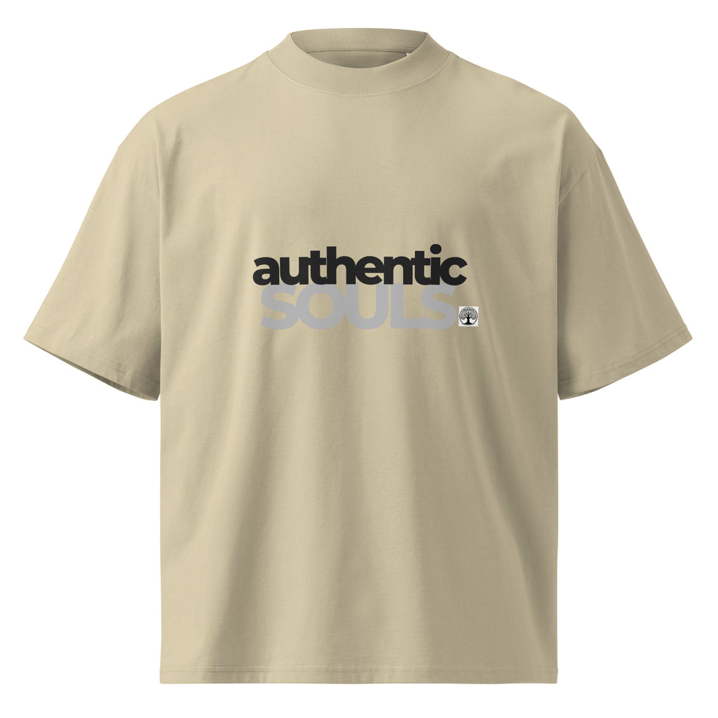 Authentic Souls Unisex Cotton Oversized High Neck T-Shirt