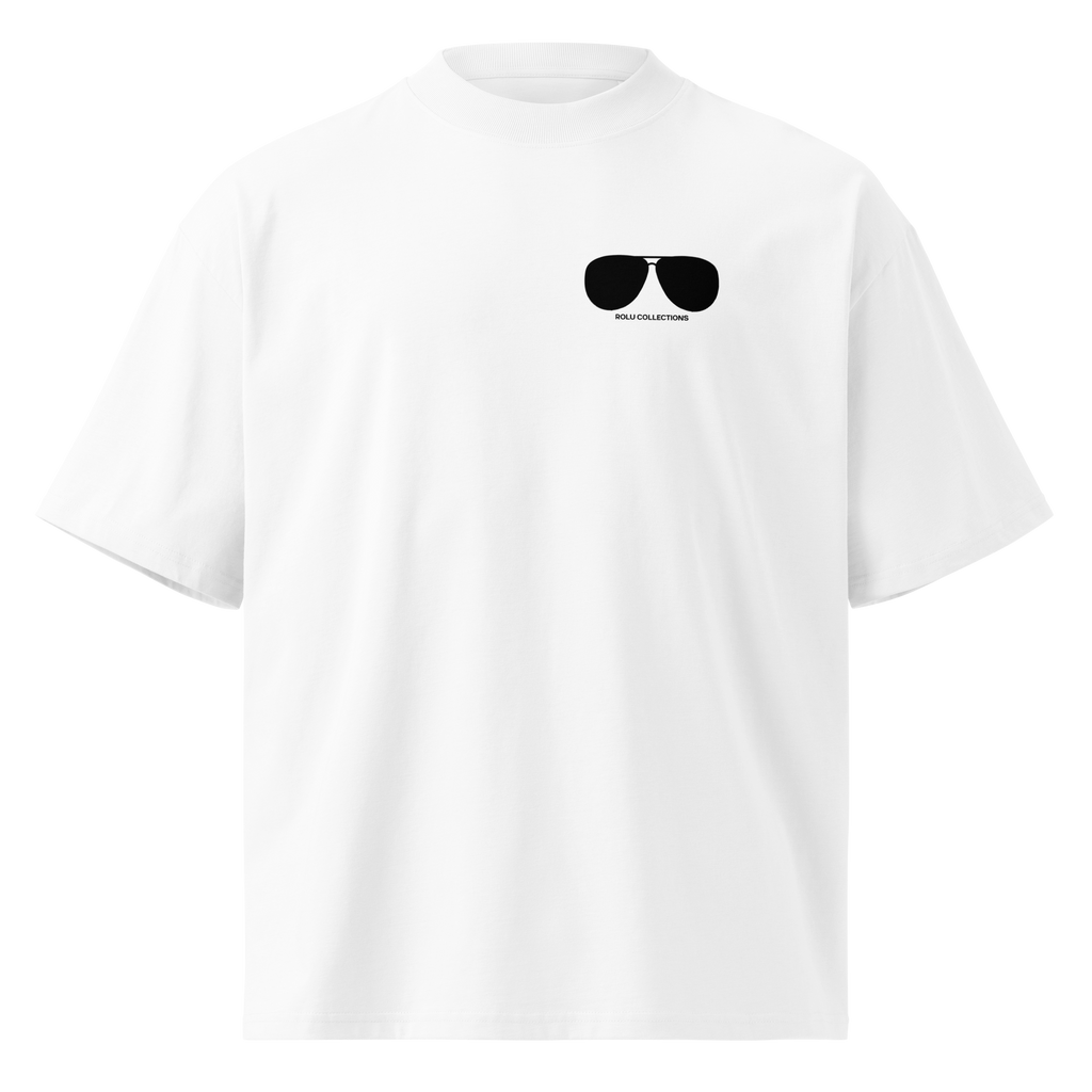Shades - Unisex Oversized High Neck Organic T-Shirt