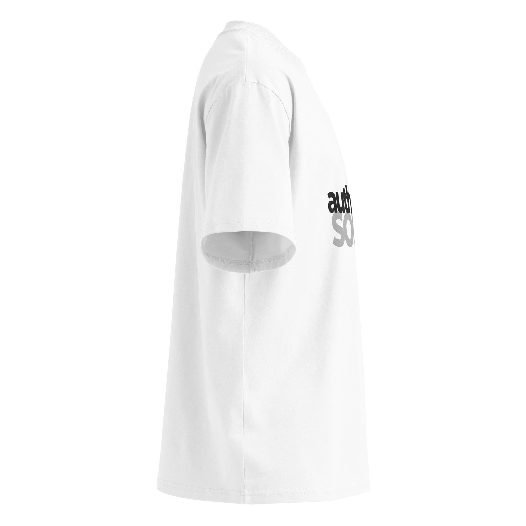 Authentic Souls Unisex Cotton Oversized High Neck T-Shirt