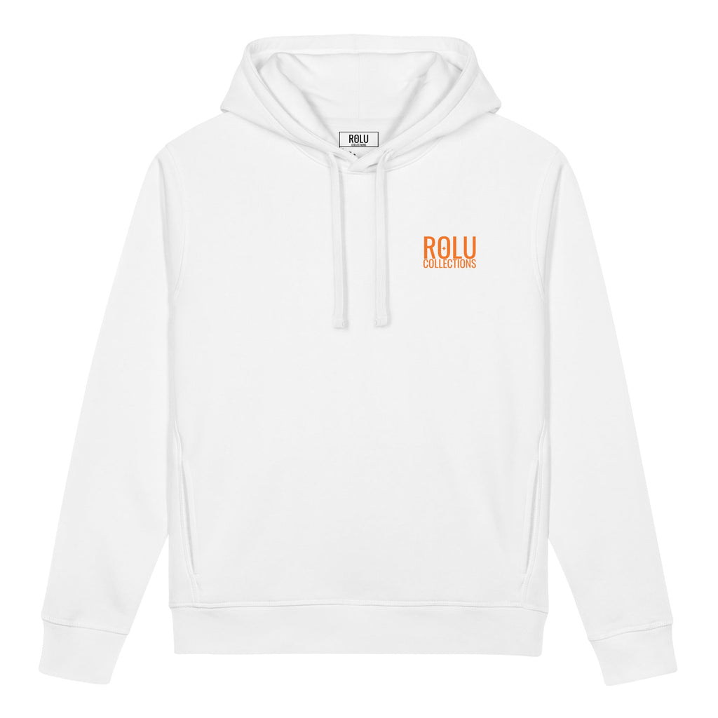 Unisex Organic Oversized Hoodie - ROLU Sunset Connection Front View