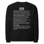 Angel Number-Unisex organic raglan sweatshirt